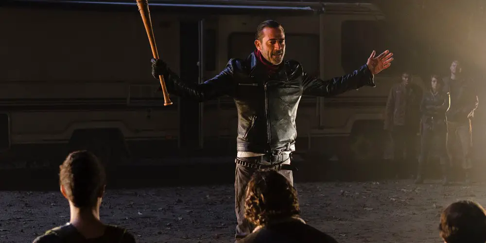 Negan with the Killing Line up