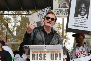 Quentin Tarantino at #BlackLivesMatter Rally