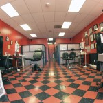The interior of a tattoo shop