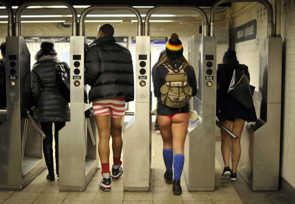 What I Learned Taking My Pants Off on the Subway