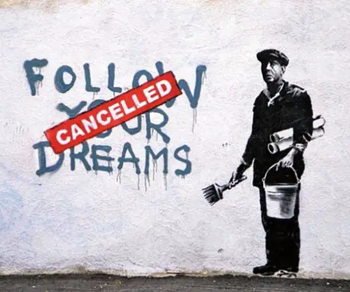 Banksy is a pessimist