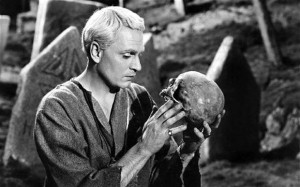 Lawrence Olivier in Hamlet