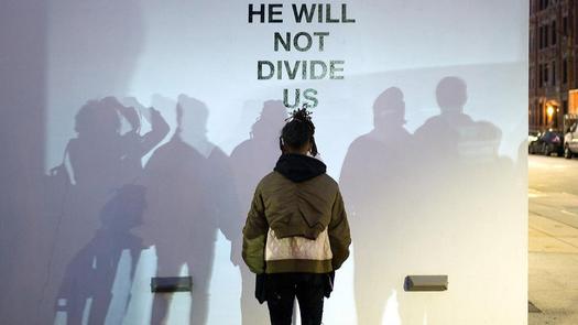 “He Will Not Divide Us” Project