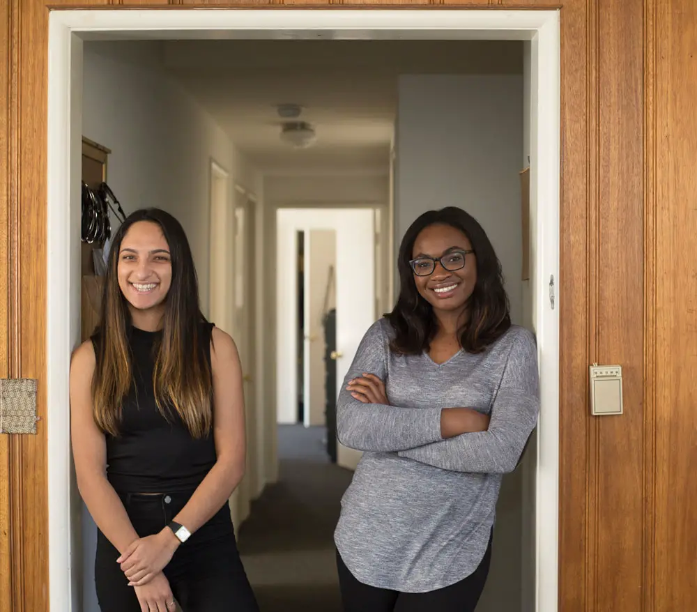 (L-R) Sofia Demay and Justine Avoudikpon (Photography via Kira Vandenbrande, UCLA) 