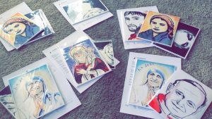 This Tory University Student Is Making a Business Selling Wild Religious Paintings