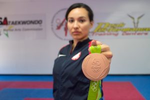 Jackie Galloway Bronze Medal Twaekwondo