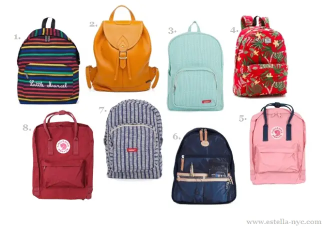 trendy back to school backpacks