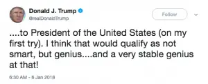 Trump tweets