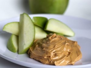 Caffeine-sensitive apples and peanut butter