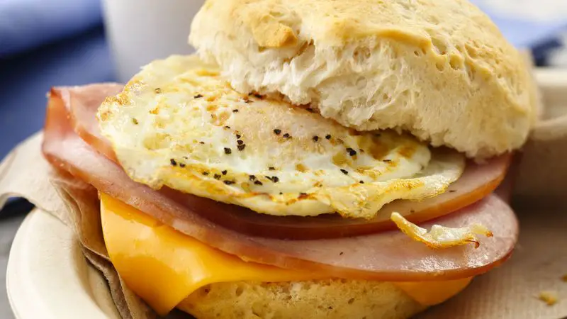 breakfast sandwich Caffeine-sensitive