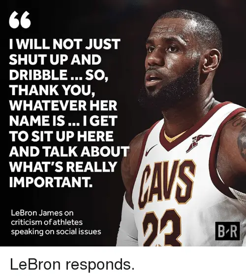 lebron shut up and dribble