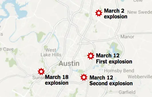 Here’s the Latest on the Austin Bombings