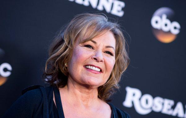 Roseanne Barr at the premiere of 'Rosanne'
