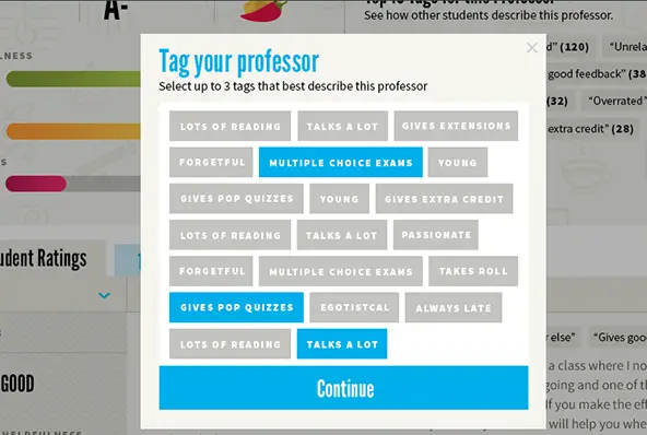 Rate My Professors)