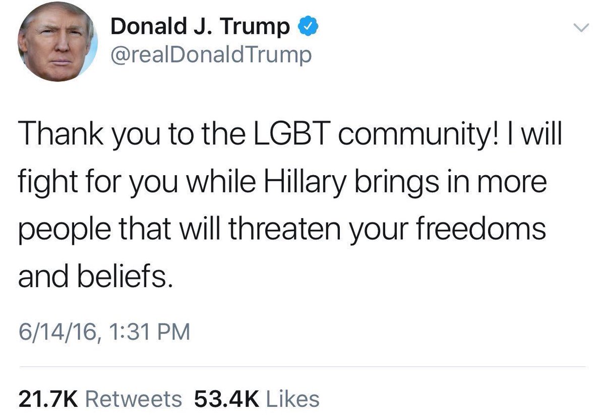 trump tweet LGBT