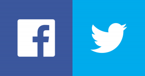 facebook and twitter