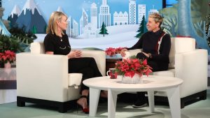On "The Ellen Show," Handler claimed that her white privilege made her want to be a better person. (Image via YouTube)