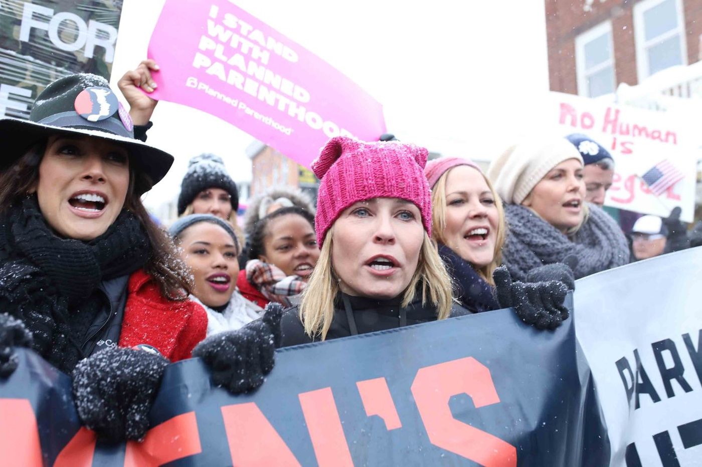 Handler uses her platform to speak about issues that matter, such as women's rights. (Image via NY Daily News)