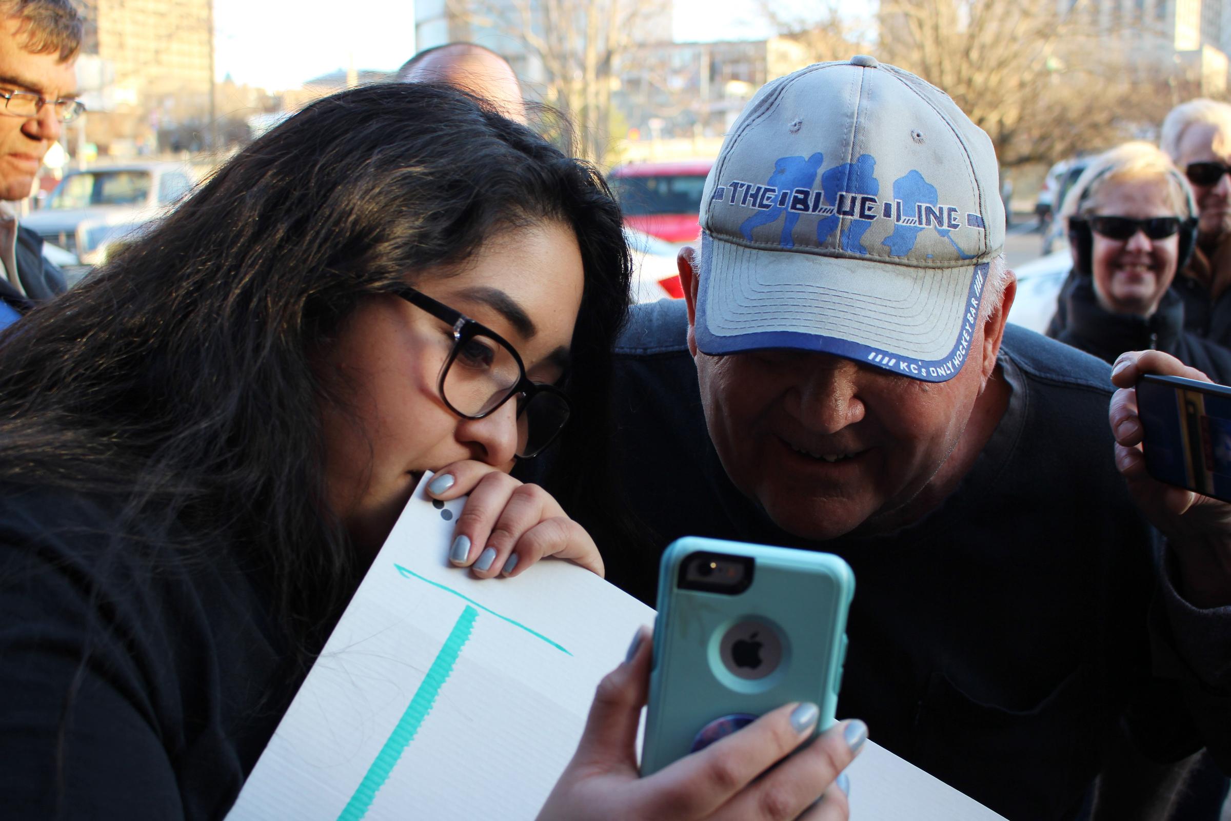 FaceTime and other video chat platforms are a great way to keep in contact with friends and family members. (Image via Kcur)