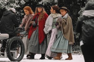 "Little Women" is one of many notable book adaptations premiering in 2019. (Image via Cinematic Faves)