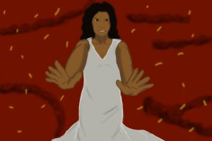 Netflix's "Siempre Bruja" could've been monumental for Hispanic women. (Illustration via Jaila Desper, University of Maryland, College Park)