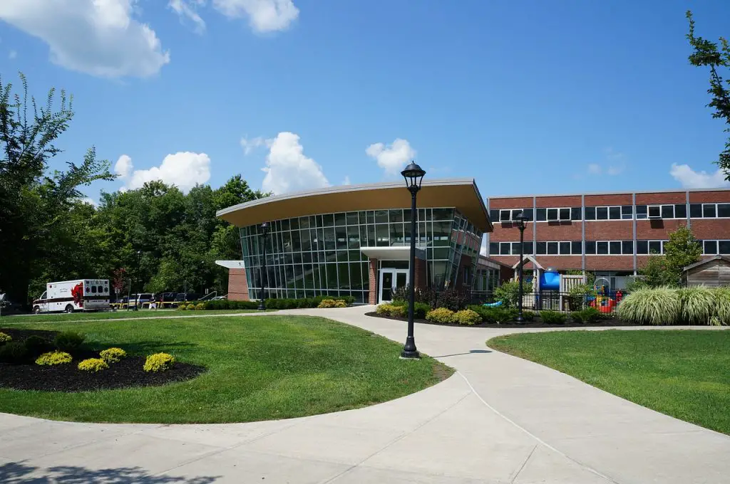 Welcome center for a campus visit