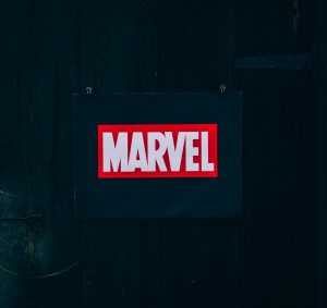 A picture of a marvel sign