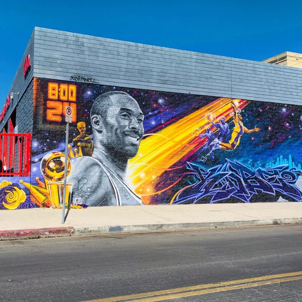 Kobe Bryant mural in LA