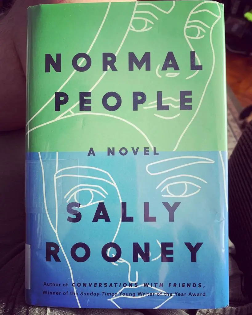 A copy of the book Normal People by Sally Rooney