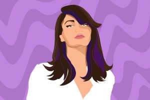 Illustration of Rebecca Black