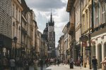 Streets of Krakow in an article about Erasmus students