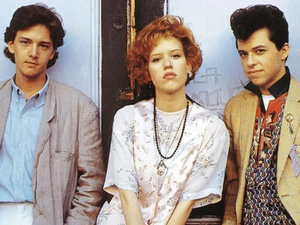 In an article discussing the problematic 'Nice Guy' in media, Andrew McCarthy (Blane), Molly Ringwald (Andie) and Jo Cryer (Duckie) from left to right are discussed in the terms of the 'Nice Guy' complex..