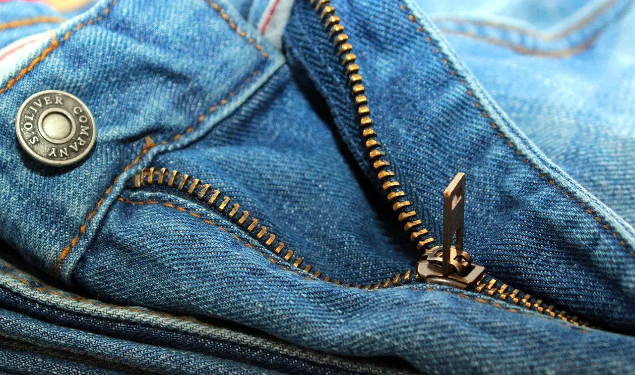 Close up of jeans