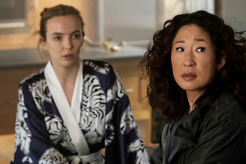 Jodie Comer and Sandra Oh in 'Killing Eve.'