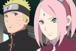 Sakura with Naruto from the anime Naruto