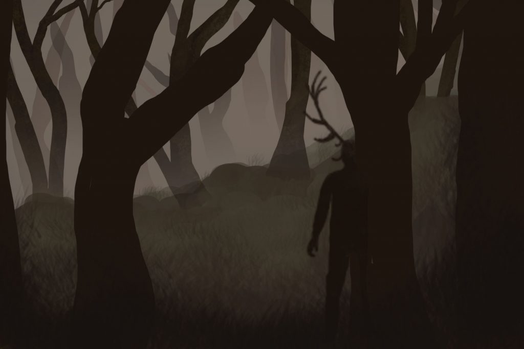 In an article about Netflix's Black Spot, a dark wooded area