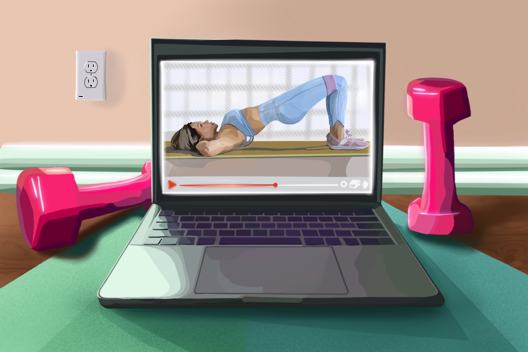 Chloe Ting provides viewers with free, at-home workouts.