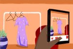 Taking photos of your used clothes to upload online on Depop is an easy way to make money and save the planet.