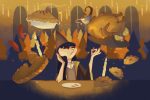 Illustration by Veronica Chen, featured in an article about Harry Potter and veganism.