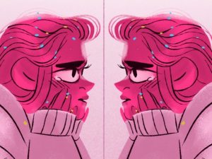 Scene from Lore Olympus