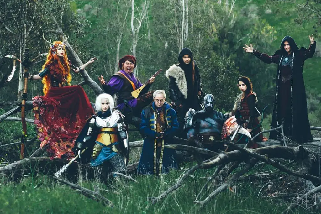 The cast of 'Critical Role: The Legends of Vox Machina' cosplaying