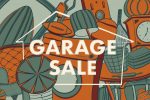 Illustration of garage sale flyer
