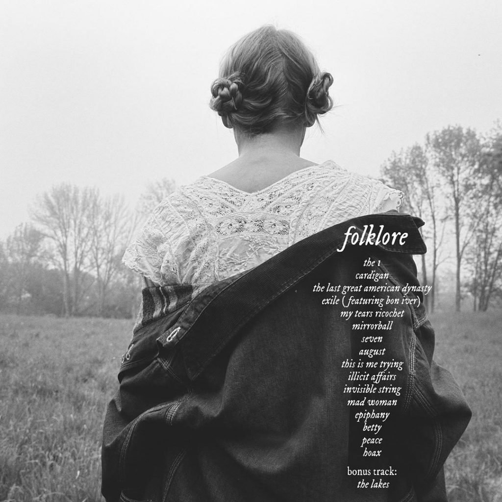 Photo of Taylor Swift for her new album, Folklore