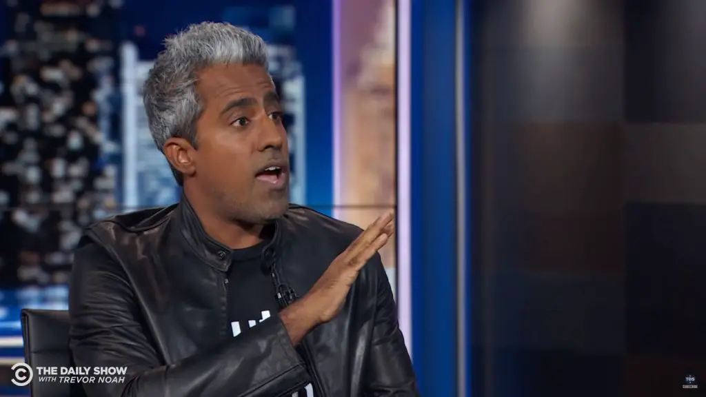 Anand Giridharadas in an interview with Trevor Noah on the Daily Show