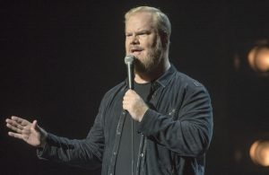 Image of Jim Gaffigan in article about him speaking against Trump