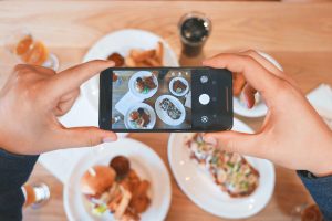 In an article about NYU quarantine meals, a person photographs their meal