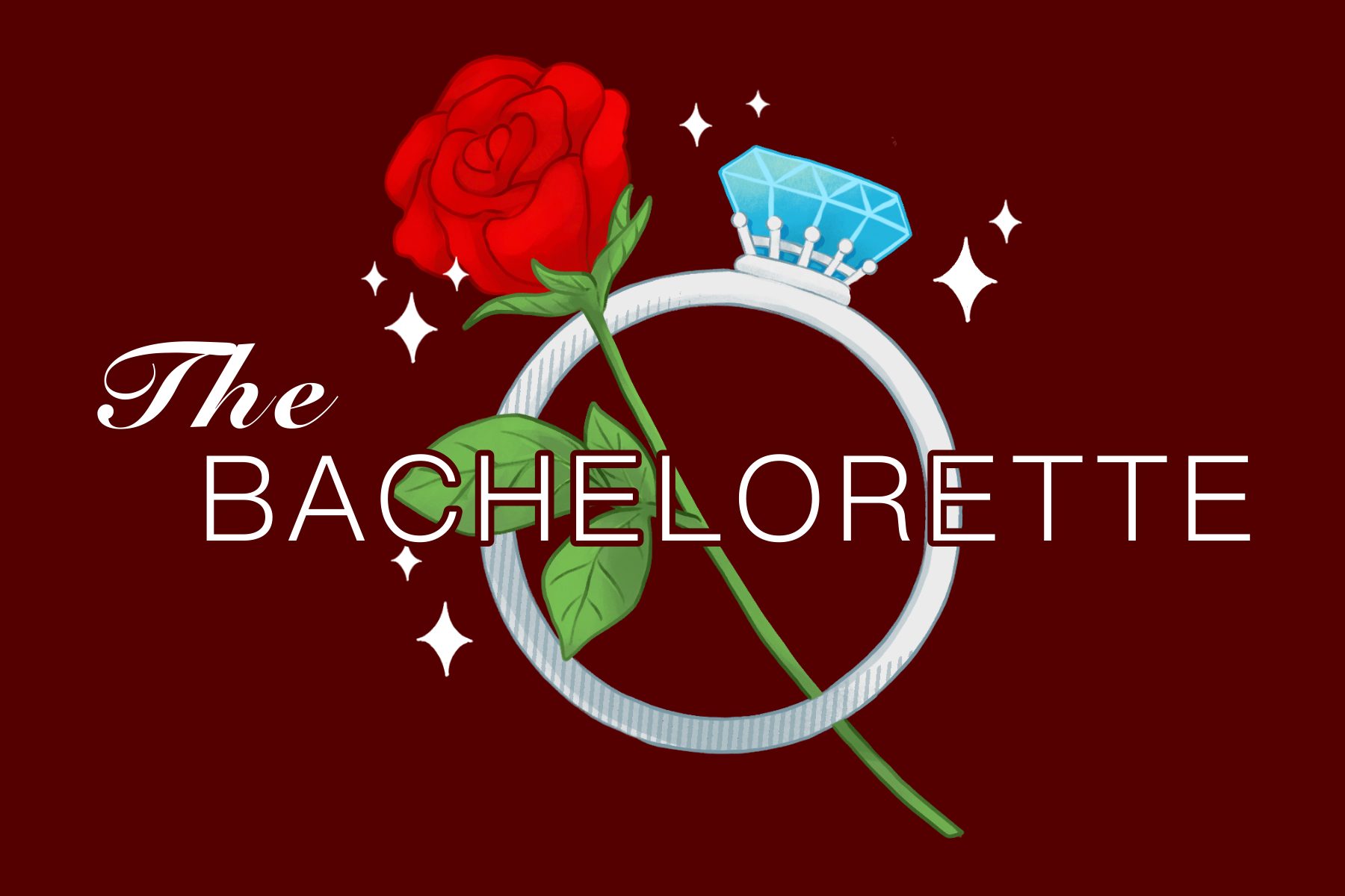 Illustration of the Bachelorette logo. (Illustration by Eri Iguchi, Minneapolis College of Art and Design)