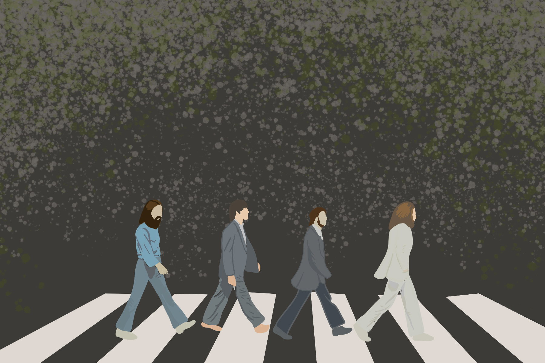 Beatles & Abbey Road Shot Glasses Abbey Road Single Clear