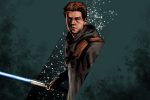 An illustration of Cal Kestis from "Star Wars Jedi: Fallen Order"