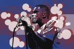 Illustration of Frank Ocean by Marcus Escobar for an article on avant-garde music